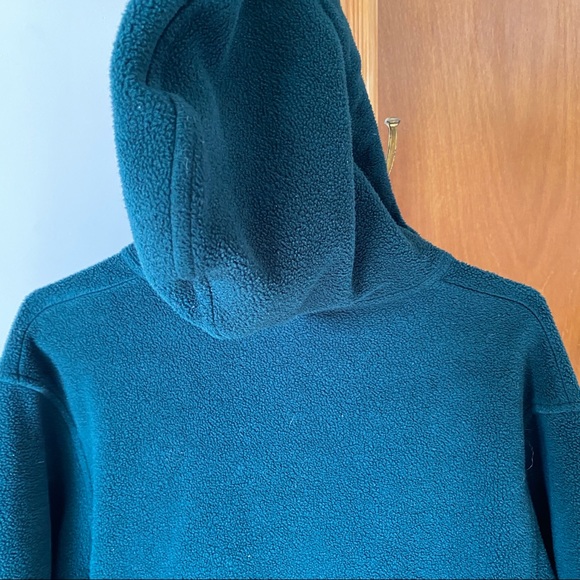 LL Bean Forest Green Fleece Zip-Up - Picture 5 of 9